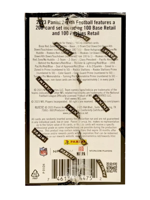 2023 Panini Zenith Football NFL Blaster Box - Sealed - supplier2