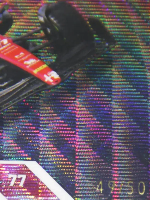 2023 Valtteri Bottas #39 Topps Chrome F1 Gold Wave Refractor SN#49 - detail