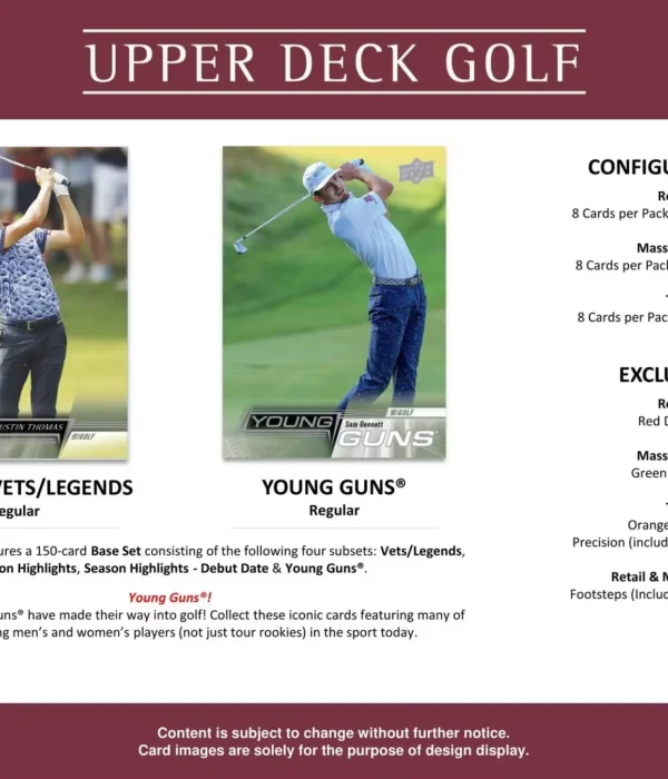 2024 Upper Deck Golf Tin - Sealed - supplier3