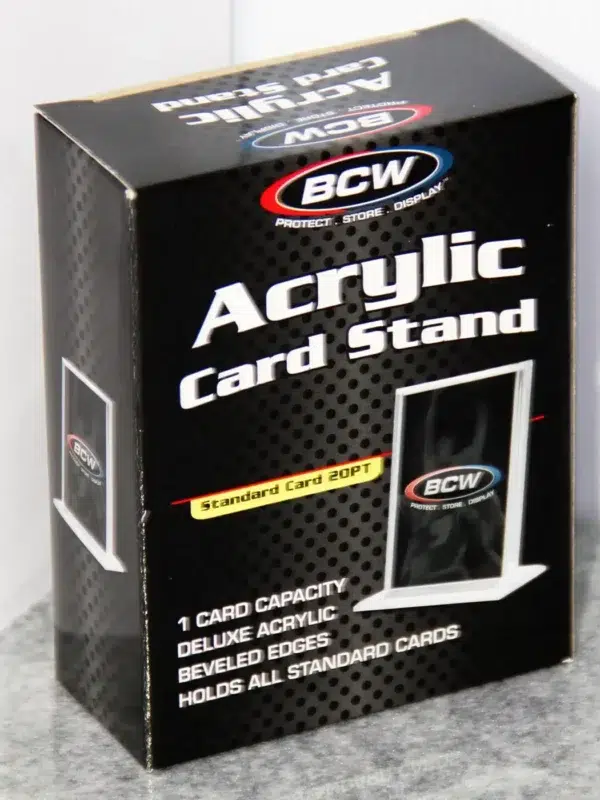 BCW Acrylic Card Stand - Vertical - stand