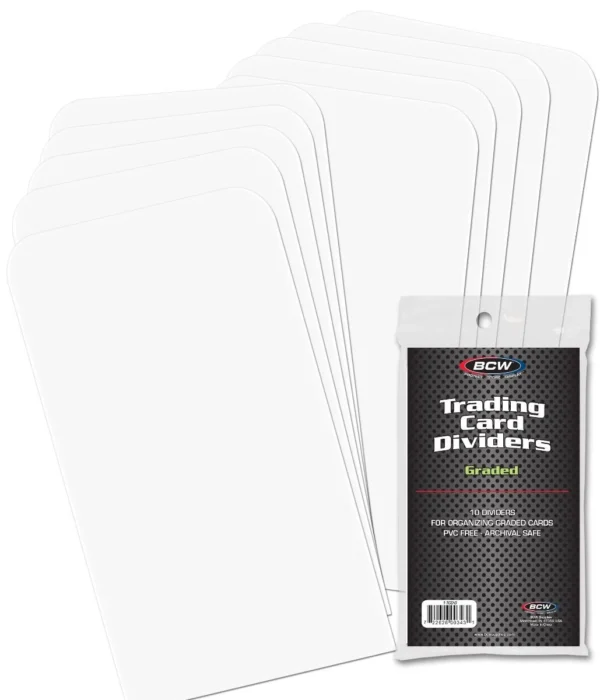 BCW Graded Trading Card Dividers - supplier