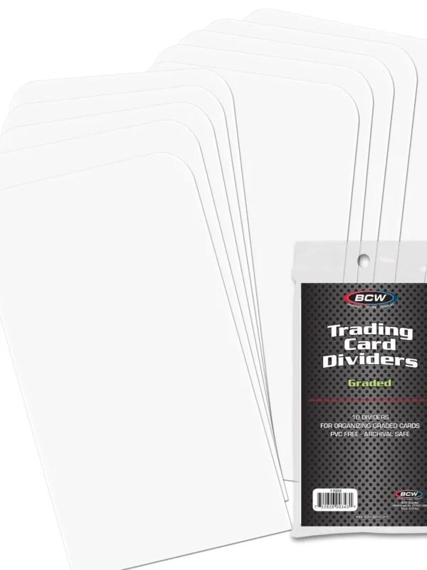 BCW Graded Trading Card Dividers - supplier