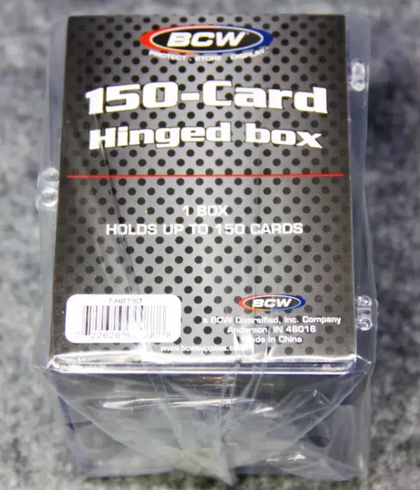 BCW Hinged Trading Card Box - 150 Count - front