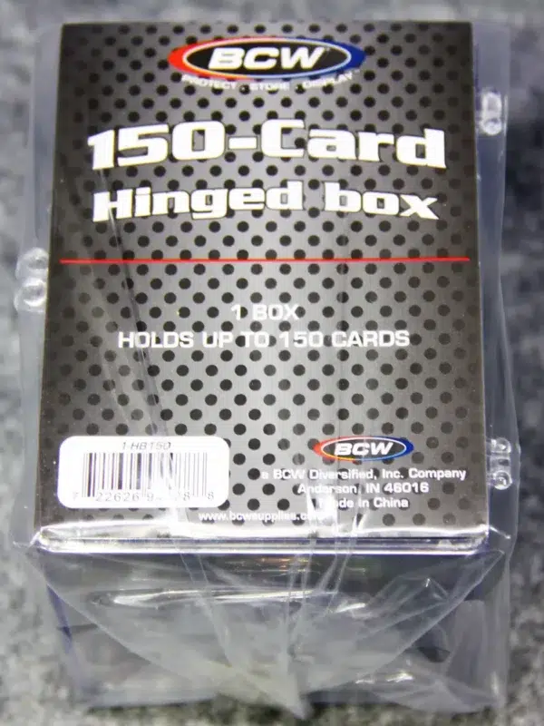 BCW Hinged Trading Card Box - 150 Count - front
