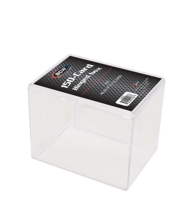 BCW Hinged Trading Card Box - 150 Count - supplier