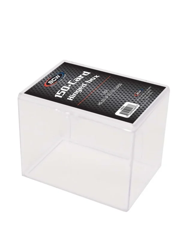 BCW Hinged Trading Card Box - 150 Count - supplier