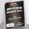 BCW Hinged Trading Card Box - 25 Count - stand