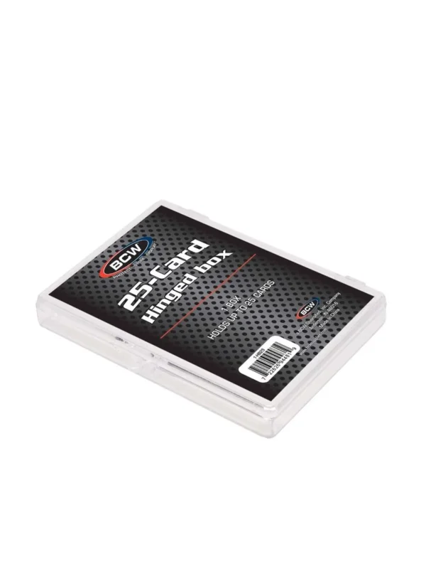 BCW Hinged Trading Card Box - 25 Count - supplier