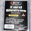 BCW Thick 240pt Soft Card Sleeves - front