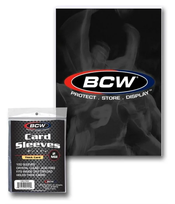 BCW Thick 240pt Soft Card Sleeves - supplier