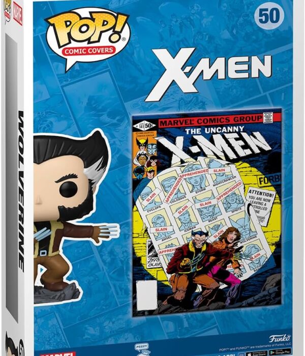 Funko POP! Comic Cover Wolverine #50 Marvel X-Men Days of Future Past + Vinyl Figure - back