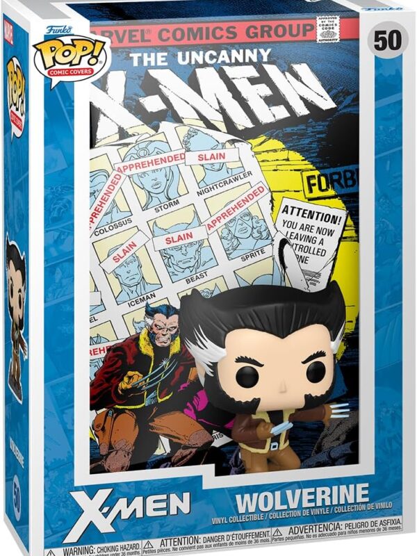 Funko POP! Comic Cover Wolverine #50 Marvel X-Men Days of Future Past + Vinyl Figure - front