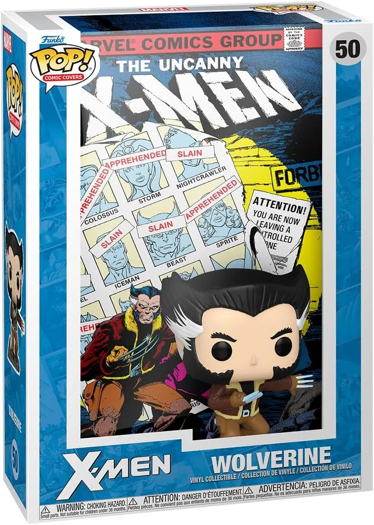 Funko POP! Comic Cover Wolverine #50 Marvel X-Men Days of Future Past + Vinyl Figure - front