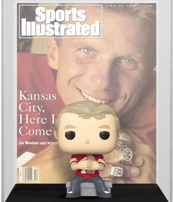 Funko POP! Joe Montana #03 San Francisco 49ers NFL Sports Illustrated Cover + Vinyl Figure - box