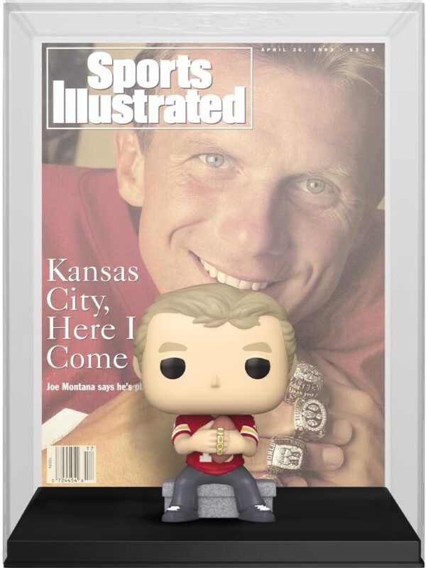 Funko POP! Joe Montana #03 San Francisco 49ers NFL Sports Illustrated Cover + Vinyl Figure - box