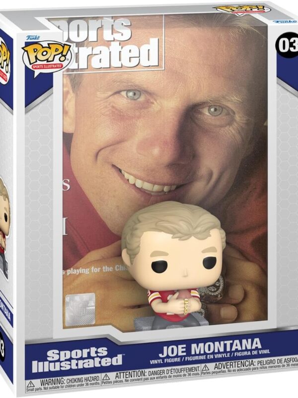 Funko POP! Joe Montana #03 San Francisco 49ers NFL Sports Illustrated Cover + Vinyl Figure - front
