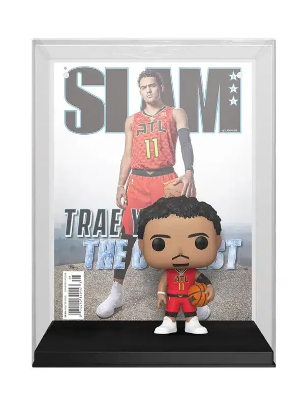 Funko POP! Trae Young #18 Atlanta Hawks NBA Slam Magazine Cover + Vinyl Figure - box