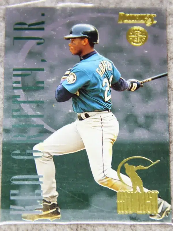 1995 Ken Griffey Jr. #2 Donruss Hit List SN#3853 - front
