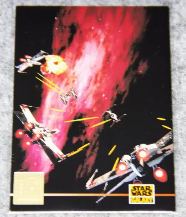 1995 LucasArts X-Wing #L8 Topps Star Wars Galaxy Series 3 LucasArts Foil - front