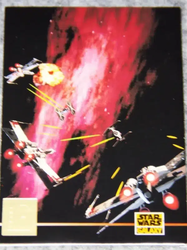 1995 LucasArts X-Wing #L8 Topps Star Wars Galaxy Series 3 LucasArts Foil - front