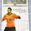 2012 Rafael van der Vaart #HR37 Futera Unique The Heroes Gold SN#363 - front
