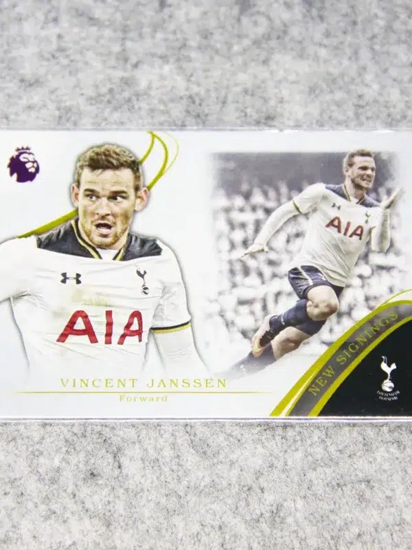 2016-17 Vincent Janssen #NS-11 Topps English Premier League Gold New Signings - front