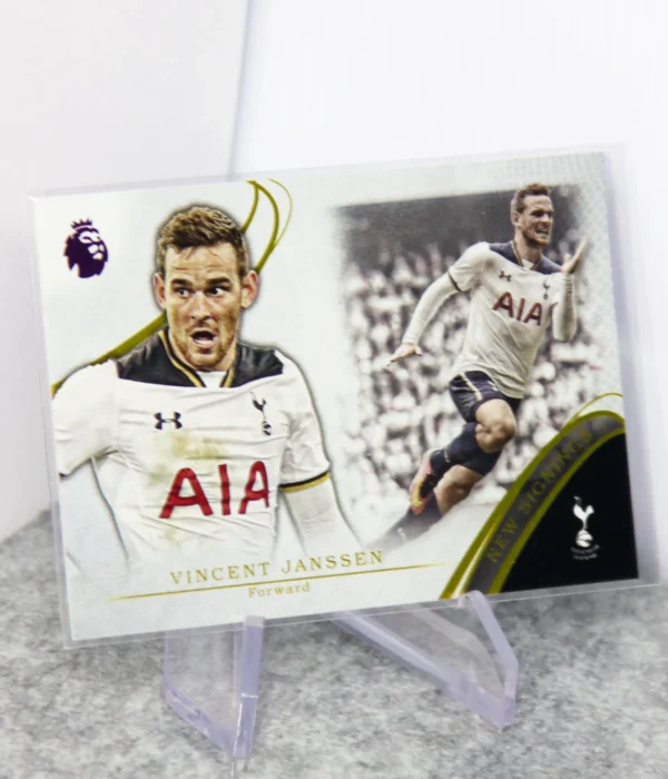 2016-17 Vincent Janssen #NS-11 Topps English Premier League Gold New Signings - stand