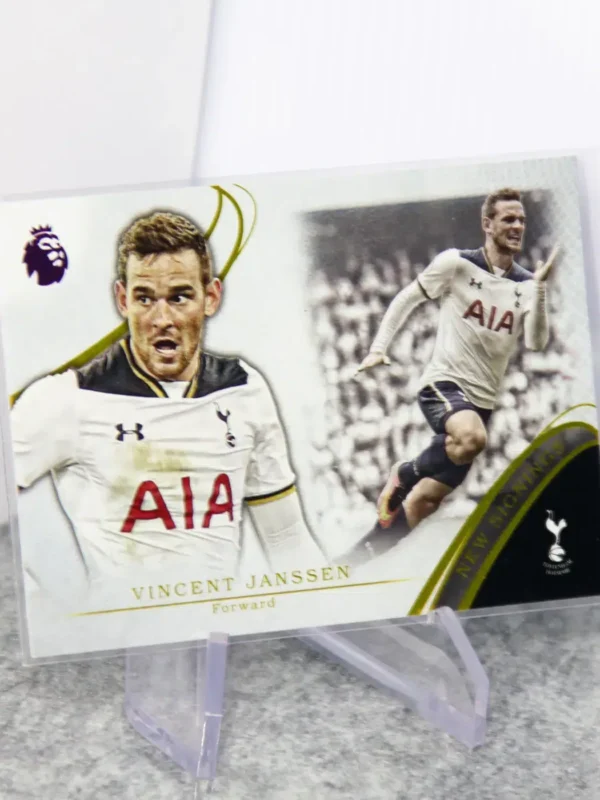 2016-17 Vincent Janssen #NS-11 Topps English Premier League Gold New Signings - stand