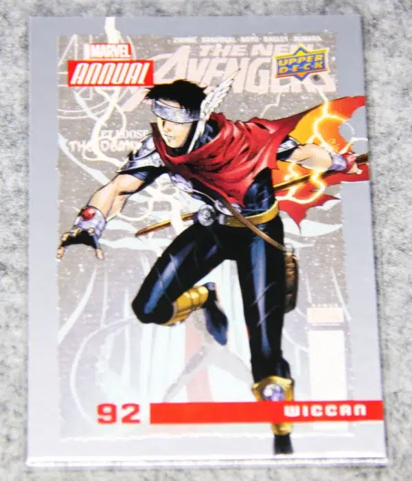 2016 Wiccan #92 Upper Deck Marvel Annual The New Avengers - front