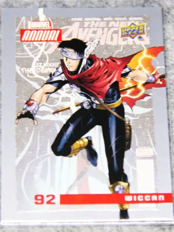 2016 Wiccan #92 Upper Deck Marvel Annual The New Avengers - front