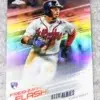 2018 Ozzie Albies #FF-8 Topps Chrome Freshman Flash Refractor RC - front