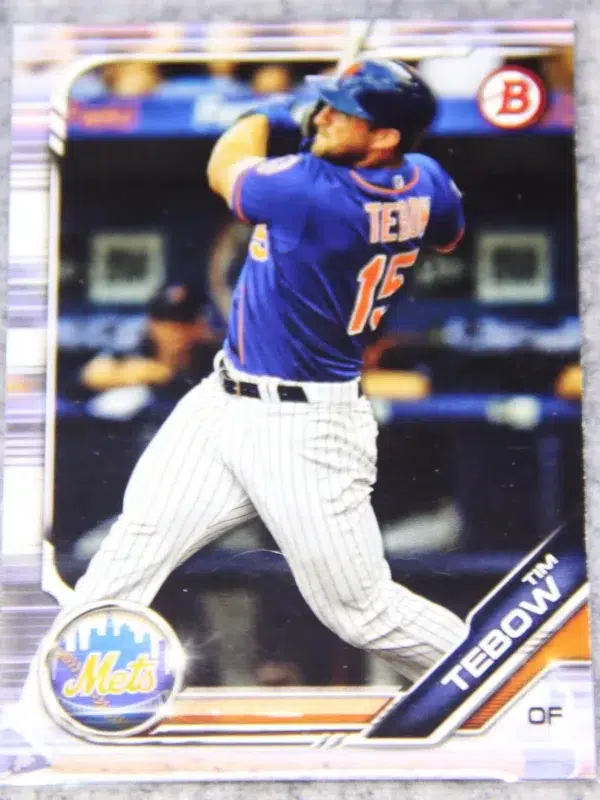 2019 Tim Tebow #BD-92 Topps Bowman Bowman Draft RC - front