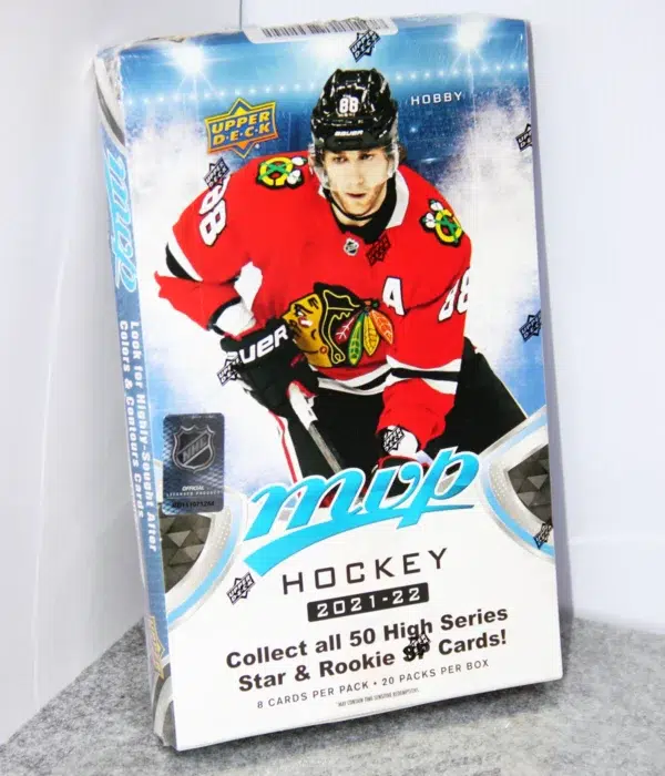 2021-22 Upper Deck MVP Hockey NHL Hobby Box - Sealed - stand