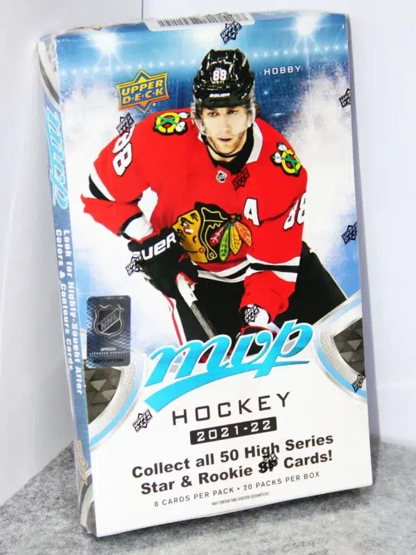 2021-22 Upper Deck MVP Hockey NHL Hobby Box - Sealed - stand