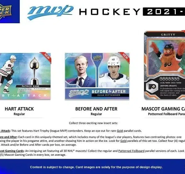 2021-22 Upper Deck MVP Hockey NHL Hobby Box - Sealed - supplier4