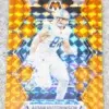 2021 Aidan Hutchinson #189 Panini Mosaic Orange Reactive Prizm SN#114 - front
