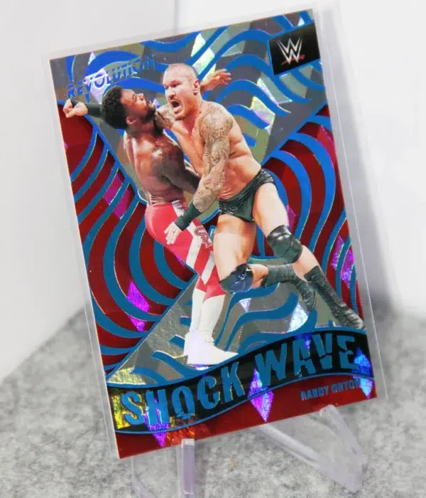 2022 Randy Orton #16 Panini Revolution WWE Shock Wave Cubic Parallel SN#38 - stand
