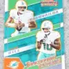 2022 Tua Tagovailoa & Tyreek Hill #TDT-MIA Panini Contenders Touchdown Tandems - front