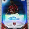 2023-24 Clarence Seedorf #CA-CS Topps Chrome UEFA Club Competitions Blue Refractor Autograph SN#105 - front