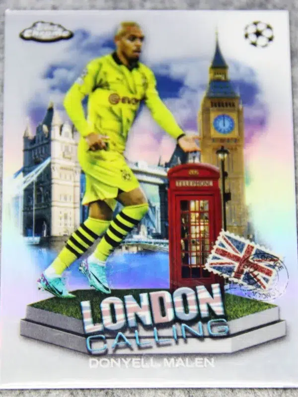 2023-24 Donyell Malen #LC-3 Topps Chrome UEFA Champions League London Calling - front