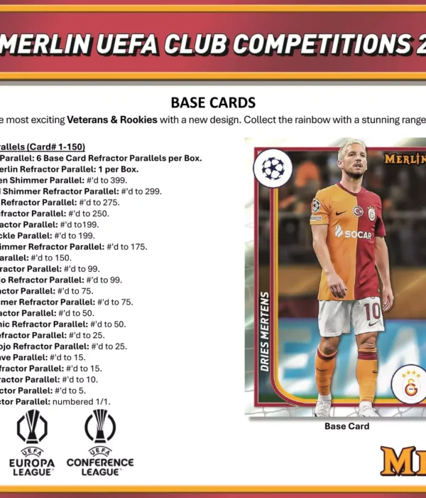 2023-24 Topps Chrome Merlin UEFA Club Competitions Soccer Hobby Box - Sealed - supplier2