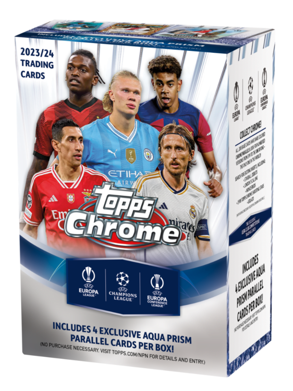 2023-24 Topps UEFA Chrome Club Competitions Value Box - Sealed - supplier