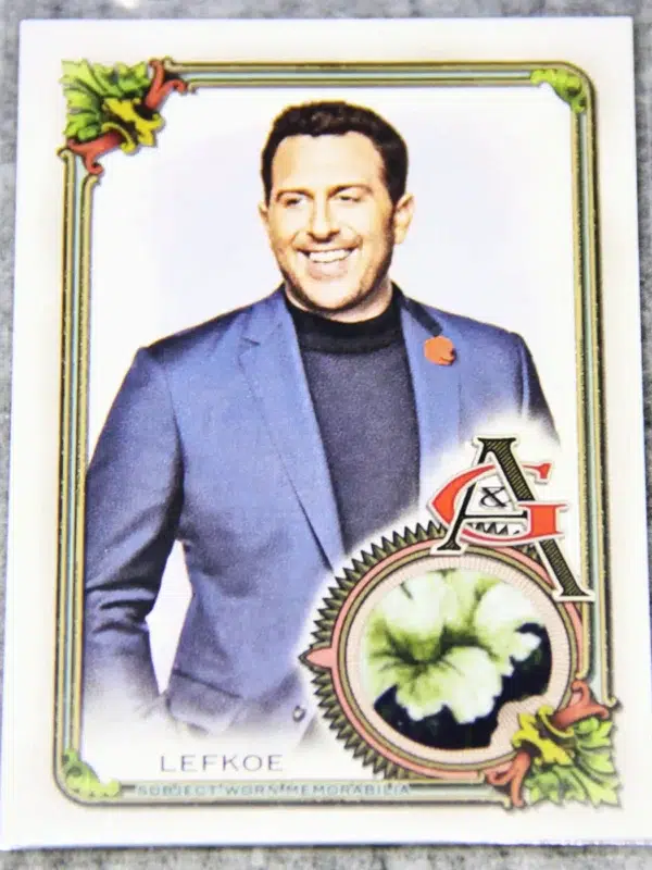2023 Adam Lefkoe #AGRA-AL Topps Allen & Ginter Worn Memorabilia Relic - front