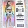 2023 Amanda Nunes #363 Panini Chronicles Contenders Optic Silver Prizm - front