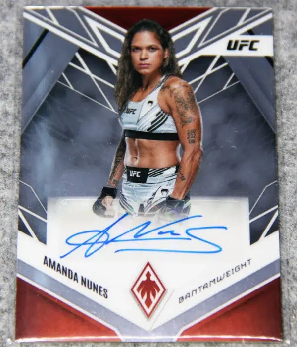 2023 Amanda Nunes #PX-ANS Panini Chronicles Phoenix UFC Autograph - front