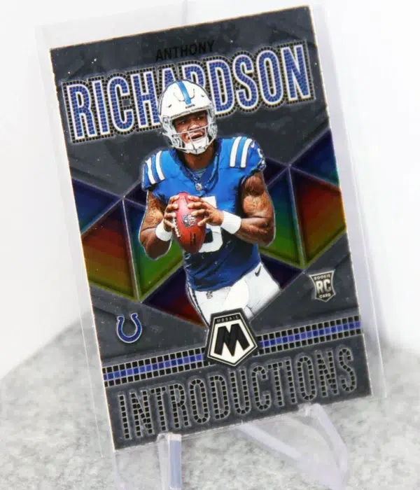 2023 Anthony Richardson #I-3 Panini Mosaic No Huddle Introductions RC - stand