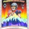 2023 C.J. Stroud #PWF-2 Panini Phoenix Playing With Fire Silver Holo RC - front