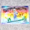 2023 Jared Goff #AS-JG Panini Mosaic Audible Silver Prizm - front