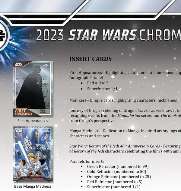 2023 Topps Star Wars Chrome Blaster Box - Sealed - supplier3