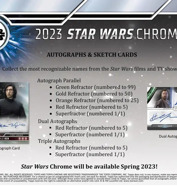 2023 Topps Star Wars Chrome Blaster Box - Sealed - supplier4